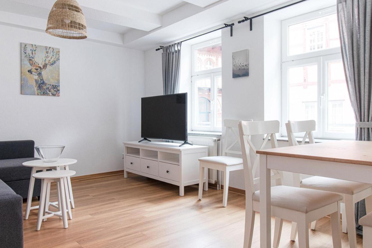 Ferienwohnungen Bunter Hof 크베들린부르크 외부 사진
