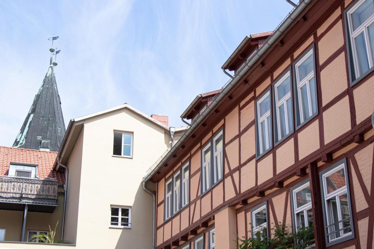 Ferienwohnungen Bunter Hof 크베들린부르크 외부 사진
